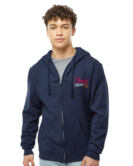 Clemy's Crew Zip-up Hooded Sweatshirt