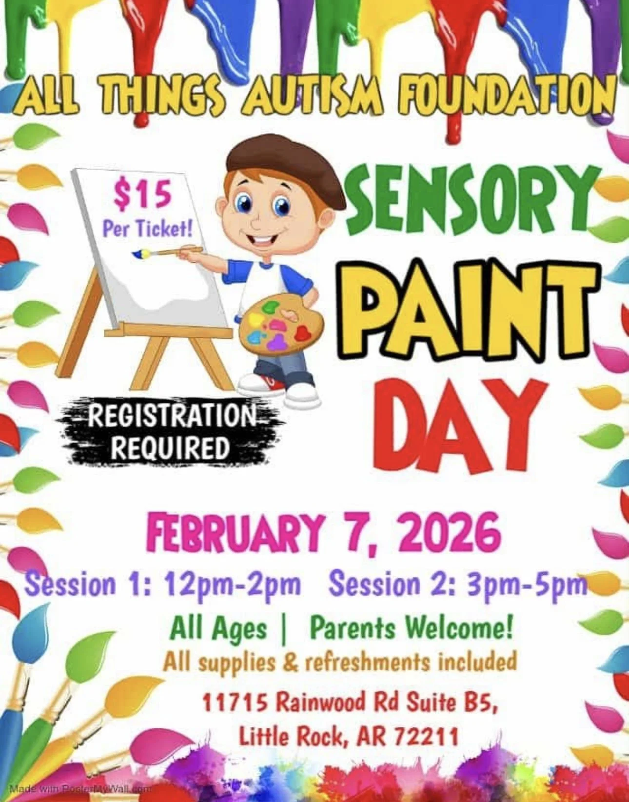 Closed for Sensory Paint Day