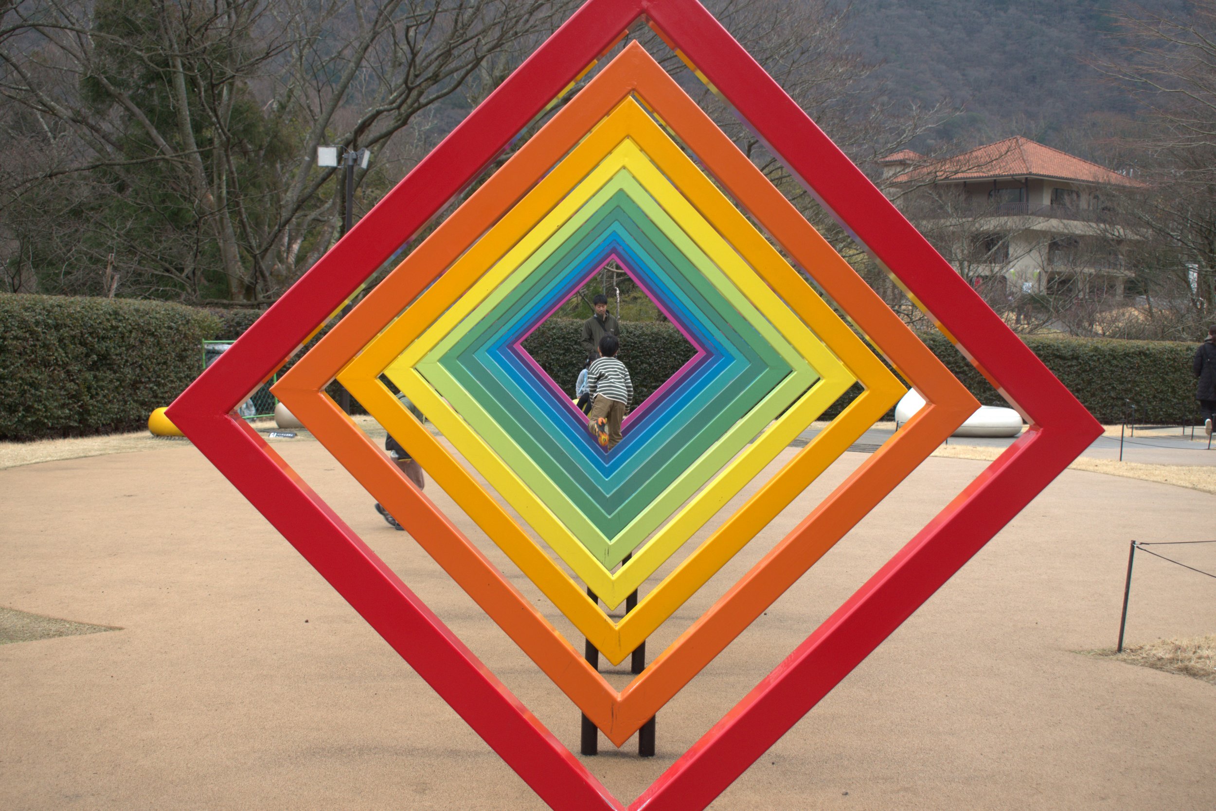 Rainbow Rings, Hakoe Open Air Art Museum, Japan, 2024: Nikon D3500 24.2MP DSLR
