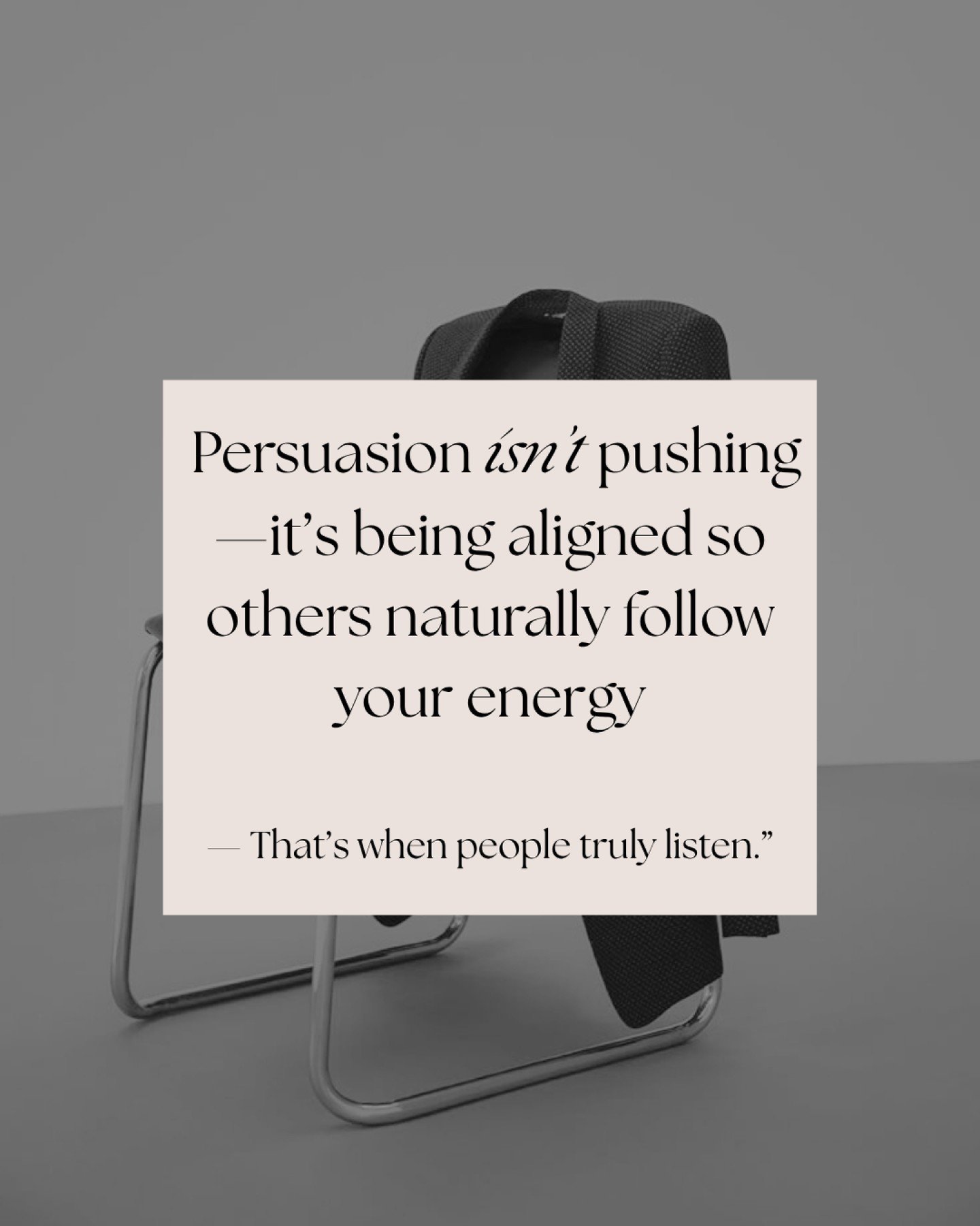 TRUTH BOMBS NO.2 &mdash; Persuasion &amp; Influence: PEOPLE POWER!

This one&rsquo;s all about 
✔ How to get into alignment alignment &mdash; fast.
✔ Messaging &amp; communicating so your words land &mdash; whether you're face-to-face or on social me