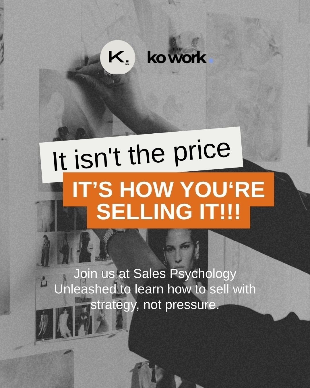 It&rsquo;s not the price &mdash; it&rsquo;s how you&rsquo;re selling it!!! 💥

If you&rsquo;re dropping prices, over-explaining, or getting ghosted after &ldquo;I&rsquo;ll think about it&rdquo;... it&rsquo;s time to change the game.

Learn how to sel