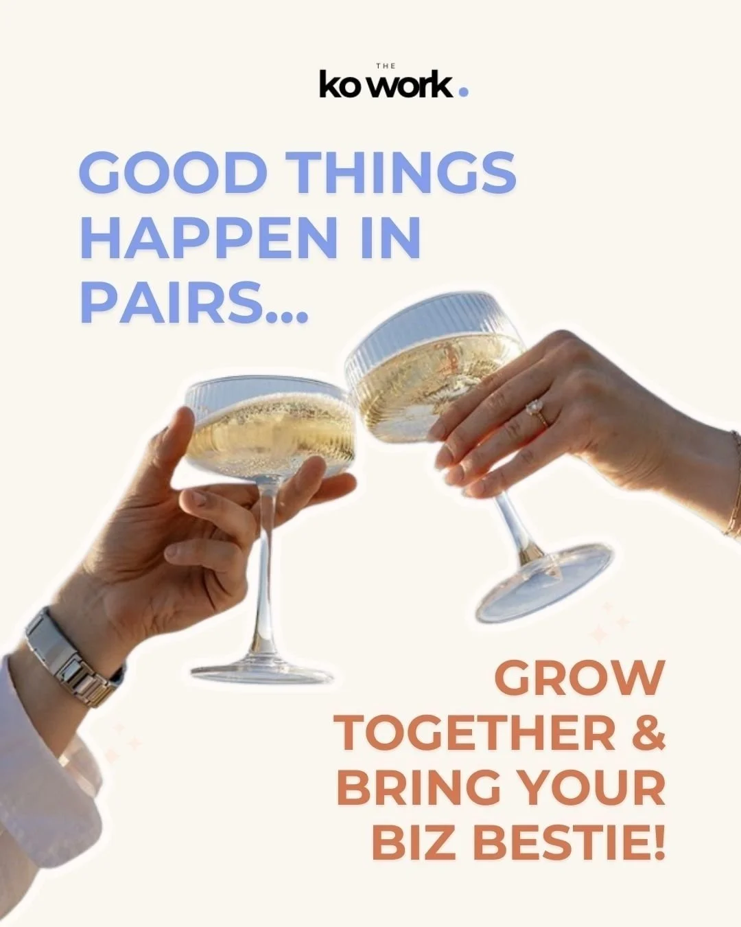 Good things happen in pairs &mdash; so why not bring your biz bestie to The Long Lunch? 🥂💫

Because let&rsquo;s be real&hellip; networking is always better with company. Double the seats, double the conversations, double the opportunities. 🚀

📅 F
