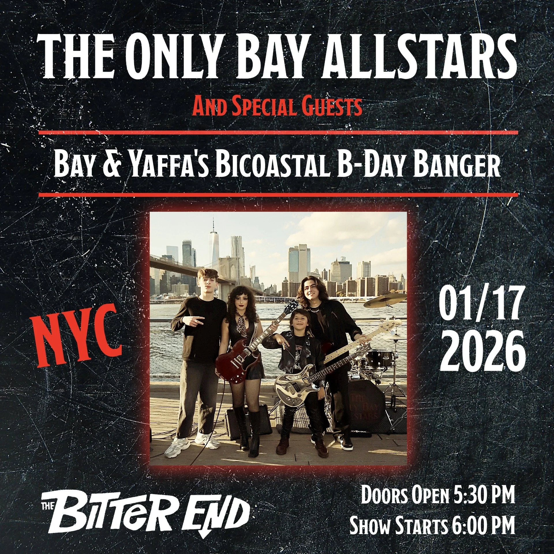 Bay & Yaffa's Bicoastal B-Day Banger (NYC)