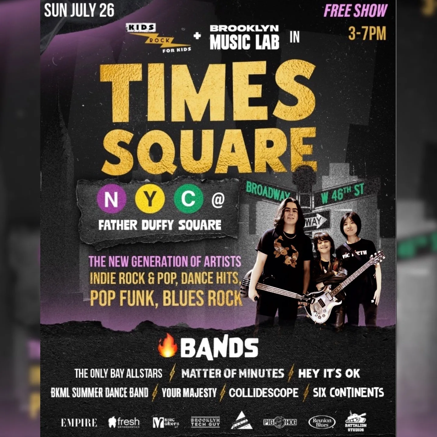 KRFK in Times Square (NYC)
