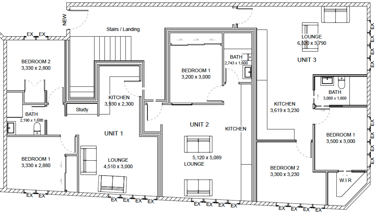 Floor Plans (not to scale)
