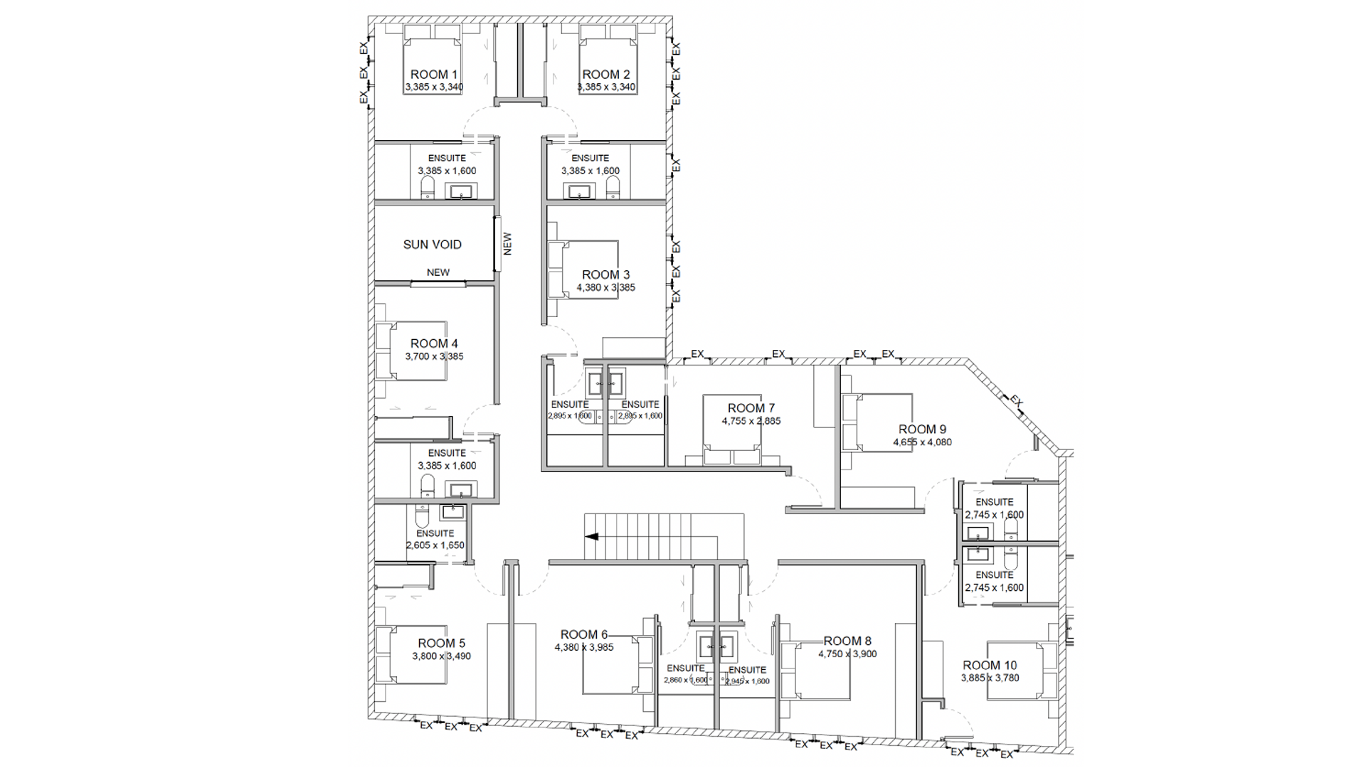 Floor Plan (not to scale)