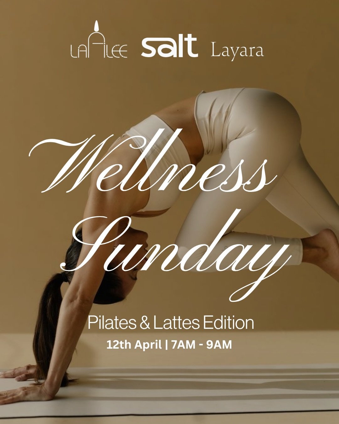 We&rsquo;re so excited to host a session at the most beautiful @laalee_jaipur ✨🧡

A slow, feel-good morning with amazing coffee by @layaracoffee ☕️🥐
and a refreshing Pilates session by @saltfitnessstudio 🧘&zwj;♀️

Open to beginners &amp; everyone 