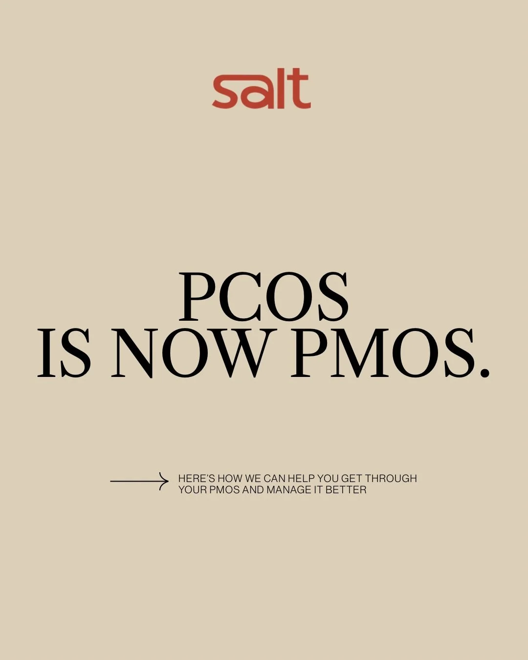 PCOS now known as PMOS is not a barrier, it&rsquo;s a signal to move smarter. From balance to strength, at SALT we curate workouts that are built for you. 

.
.
.
.
Pmos, pcos, workouts for pcos, pcos cures, salt fitness, salt jaipur, pilates studio