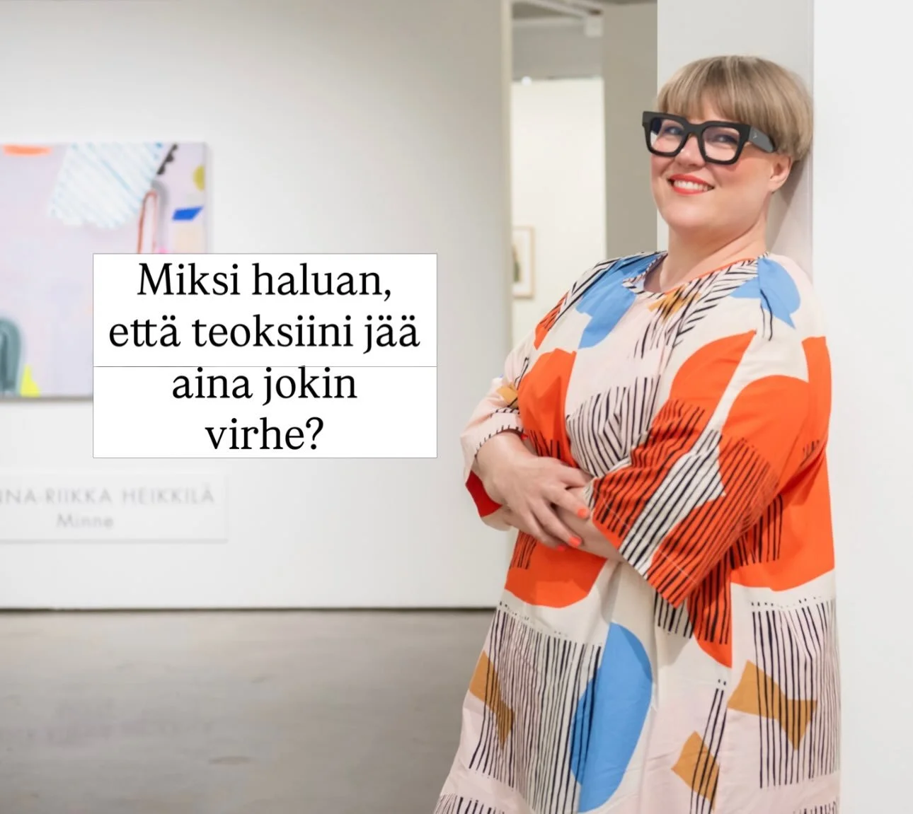 Miksi maalaan jotakin tietty&auml; aihetta? Miten sommittelen maalaukseni? Mist&auml; kumpuaa teosteni v&auml;rimaailma? 

Muun muassa n&auml;ihin kysymyksiin (ja teid&auml;n muihin mahdollisiin kysymyksiin) vastaan taiteilijatapaamisessani Gumbostra