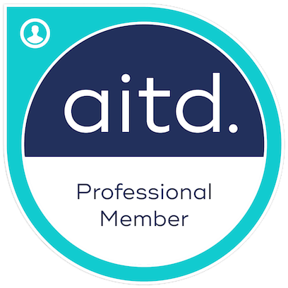 professional member badge from the Australian Institute of Learning and Development