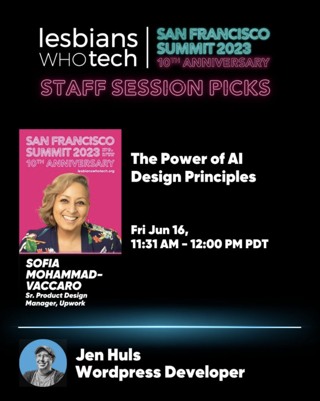 Talk - The Power of AI Design Principles by Sofie Khan