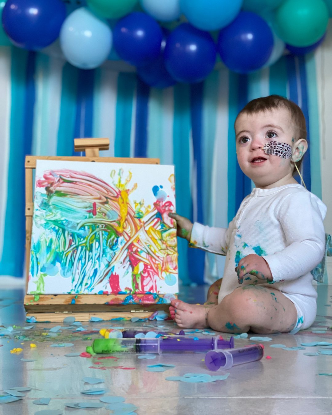 Cuteness care of Luke and his mama behind the camera, Eliana @thetubiemum 💙⁠
⁠
In Issue n&ordm; 2 of @the_blend_mag, Eliana told us how she celebrated Luke&rsquo;s first birthday with her own version of a &lsquo;cake smash&rsquo; photo shoot. ⁠
⁠
&q