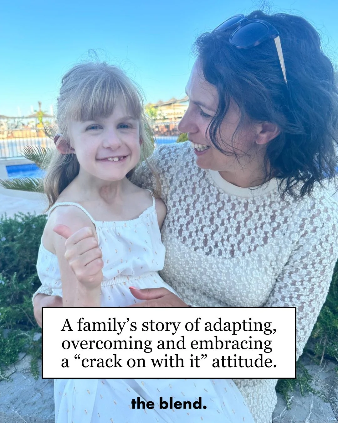 Tube-feeding families are the masters of reinvention. Just ask Lorenza and Eliza @chargeonwardsandupwards 🤍 Read their full story in @the_blend_mag. Link in bio.