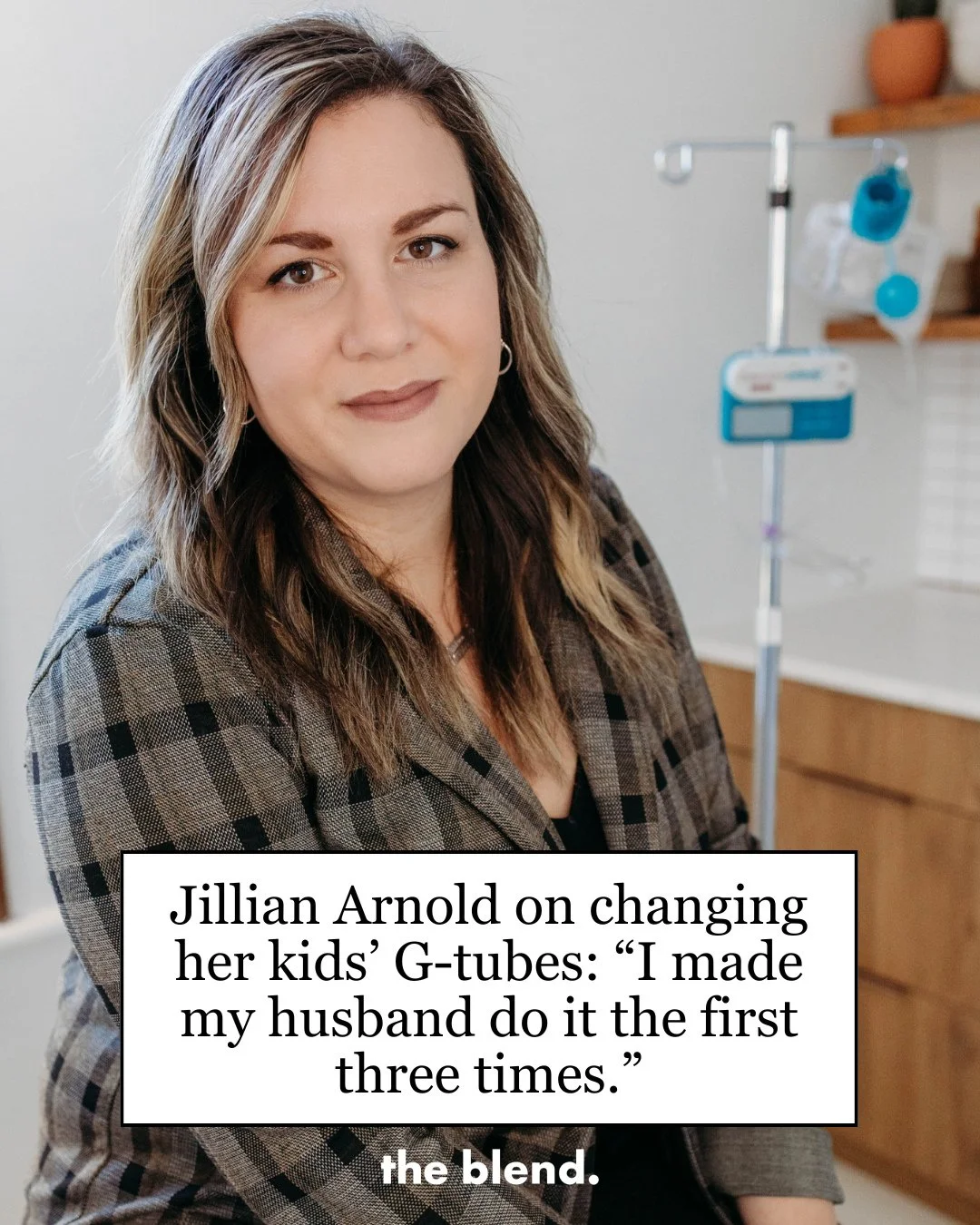 Jillian Arnold&rsquo;s advice for families new to tube-feeding? Things will get easier. Also, handball those early G-tube changes to your husband. ⁠
⁠
The @confessionsofararediseasemama podcaster, author and parent of two tube-fed children spoke with