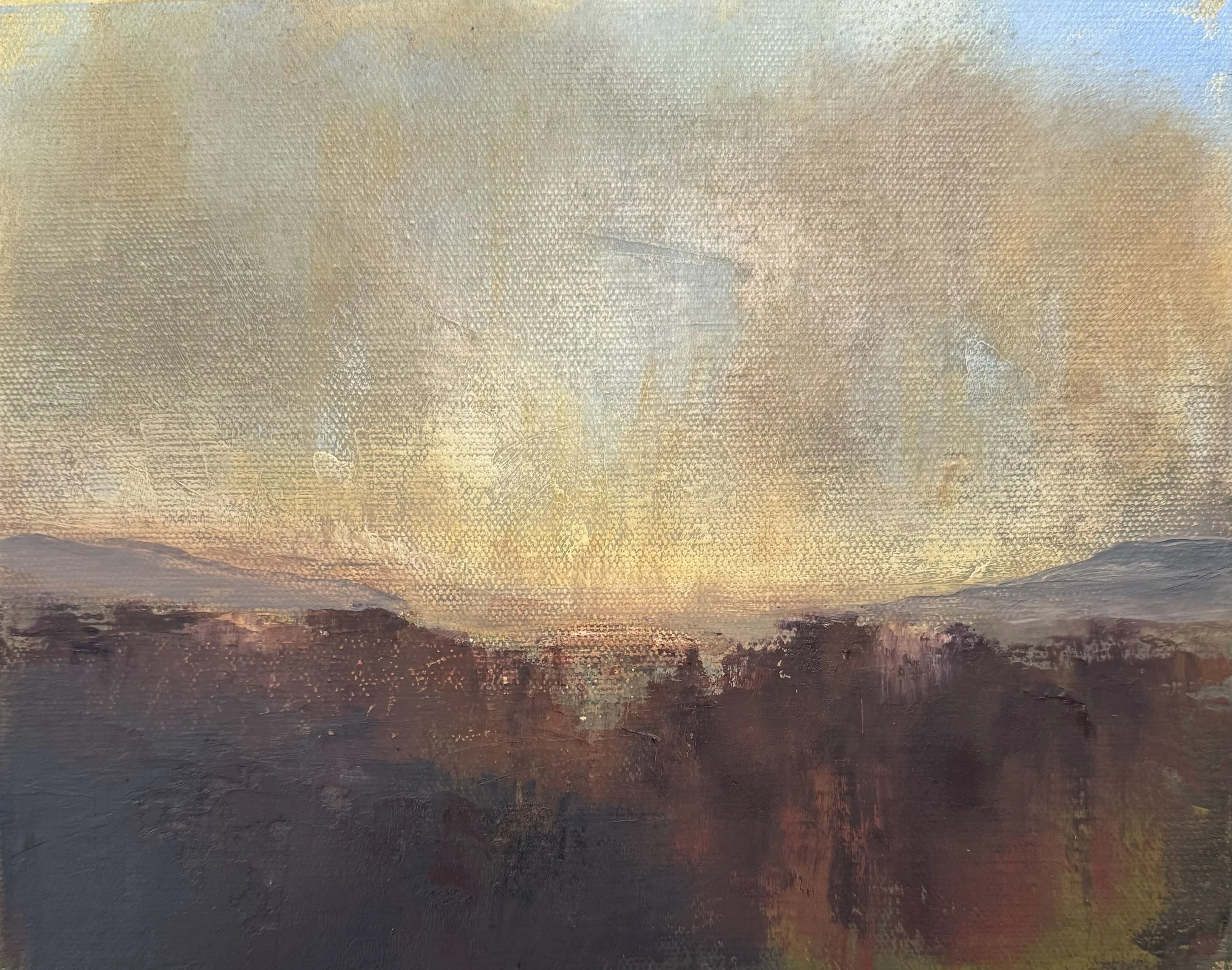  The Places That Are Home oil on canvas 20.5 x 25.5 cm  