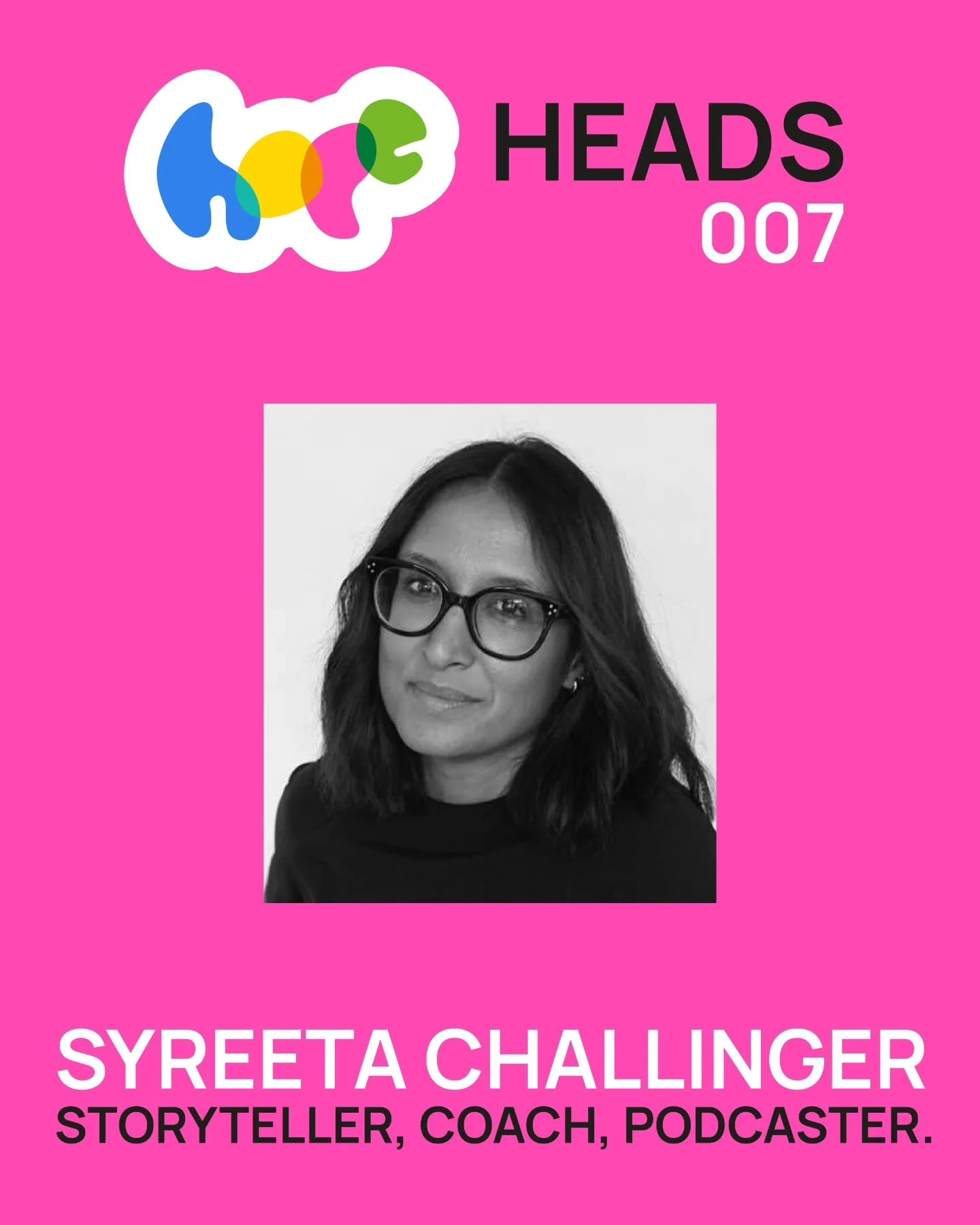 HOPE HEADS / 007: SYREETA CHALLINGER

Storyteller. Coach. Podcaster.

For Syreeta, hope is love put into practice. It is believing there is a way through and taking the small steps that make it real. She has lived this every day while supporting her 