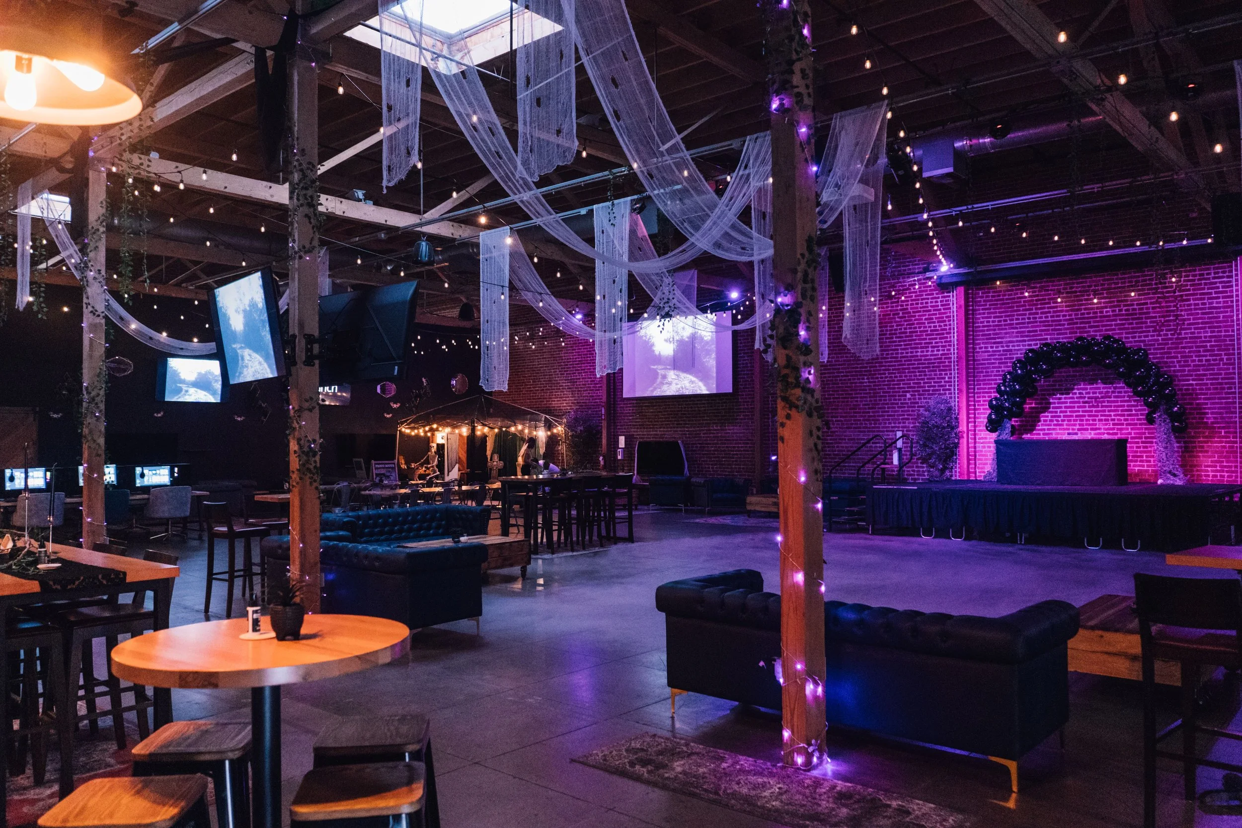 Spooky Halloween Custom event for corporate party at Guildhouse venue event space