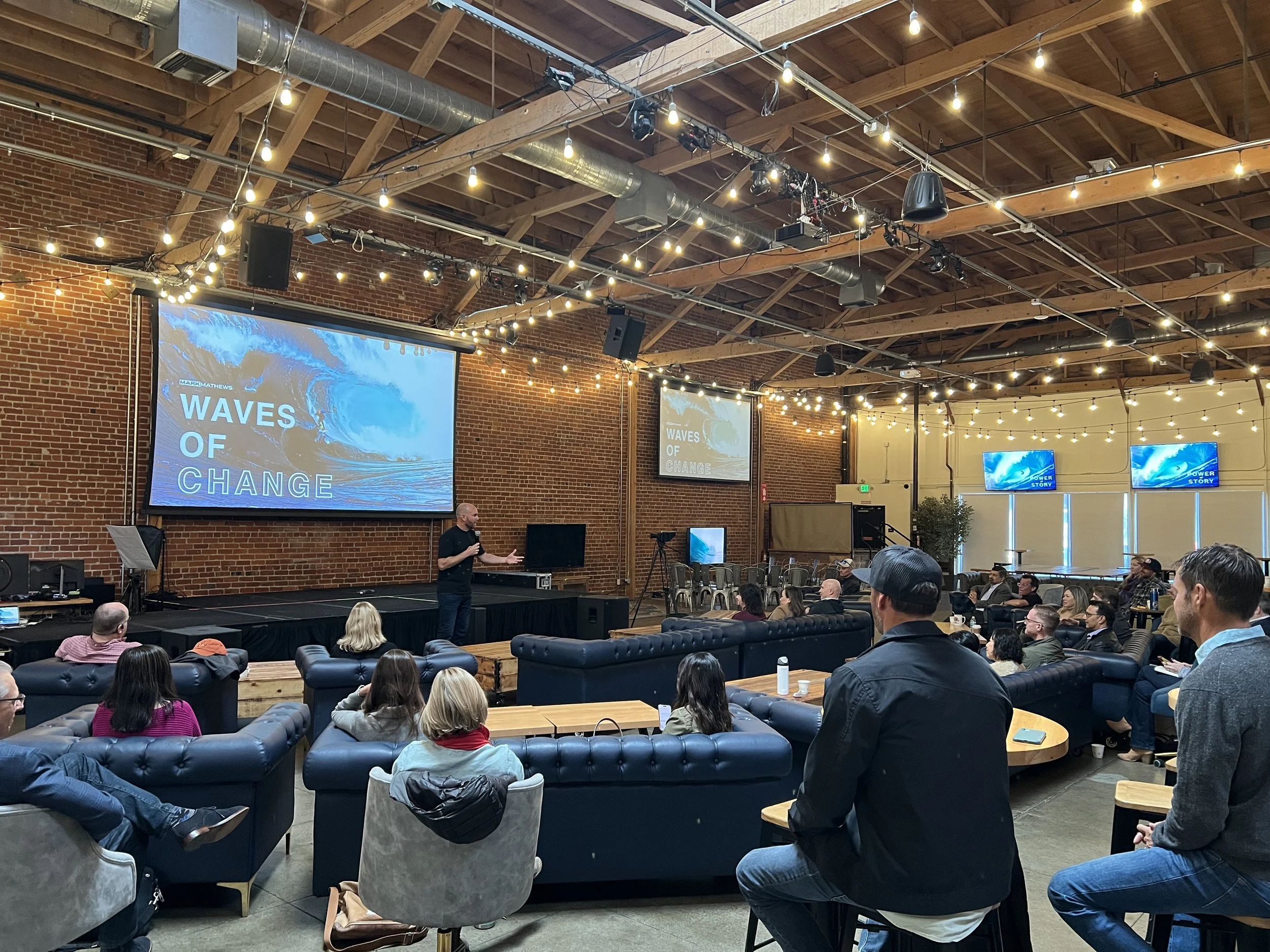 Award-winning motivational keynote delivered by world renowned big-wave surfer Mark Mathews