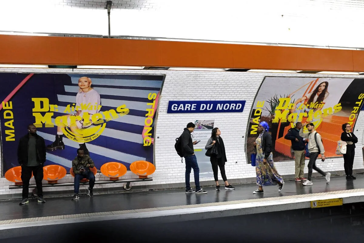 Global OOH campaign artwork and guidelines.