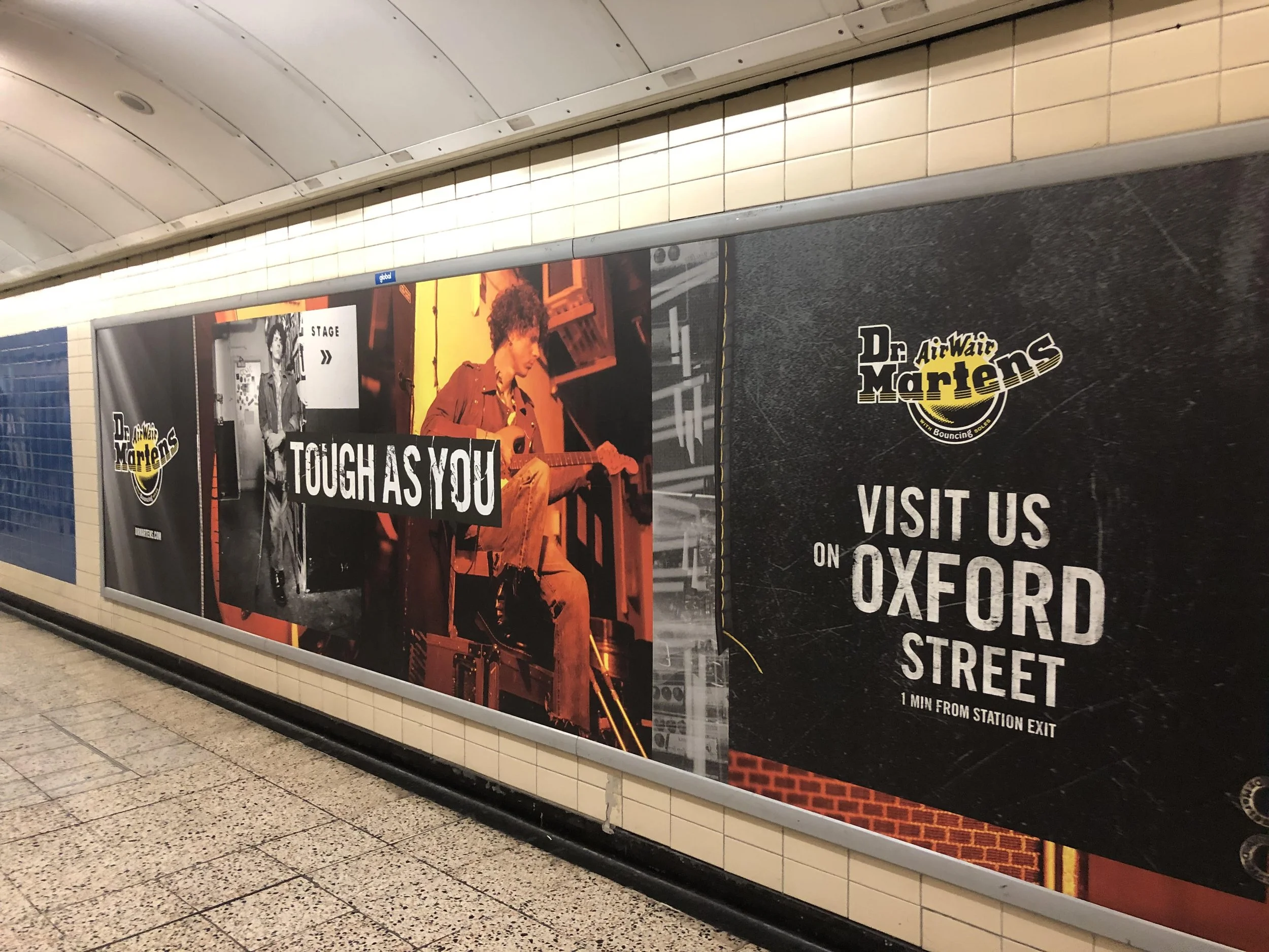 London Underground takeover artwork
