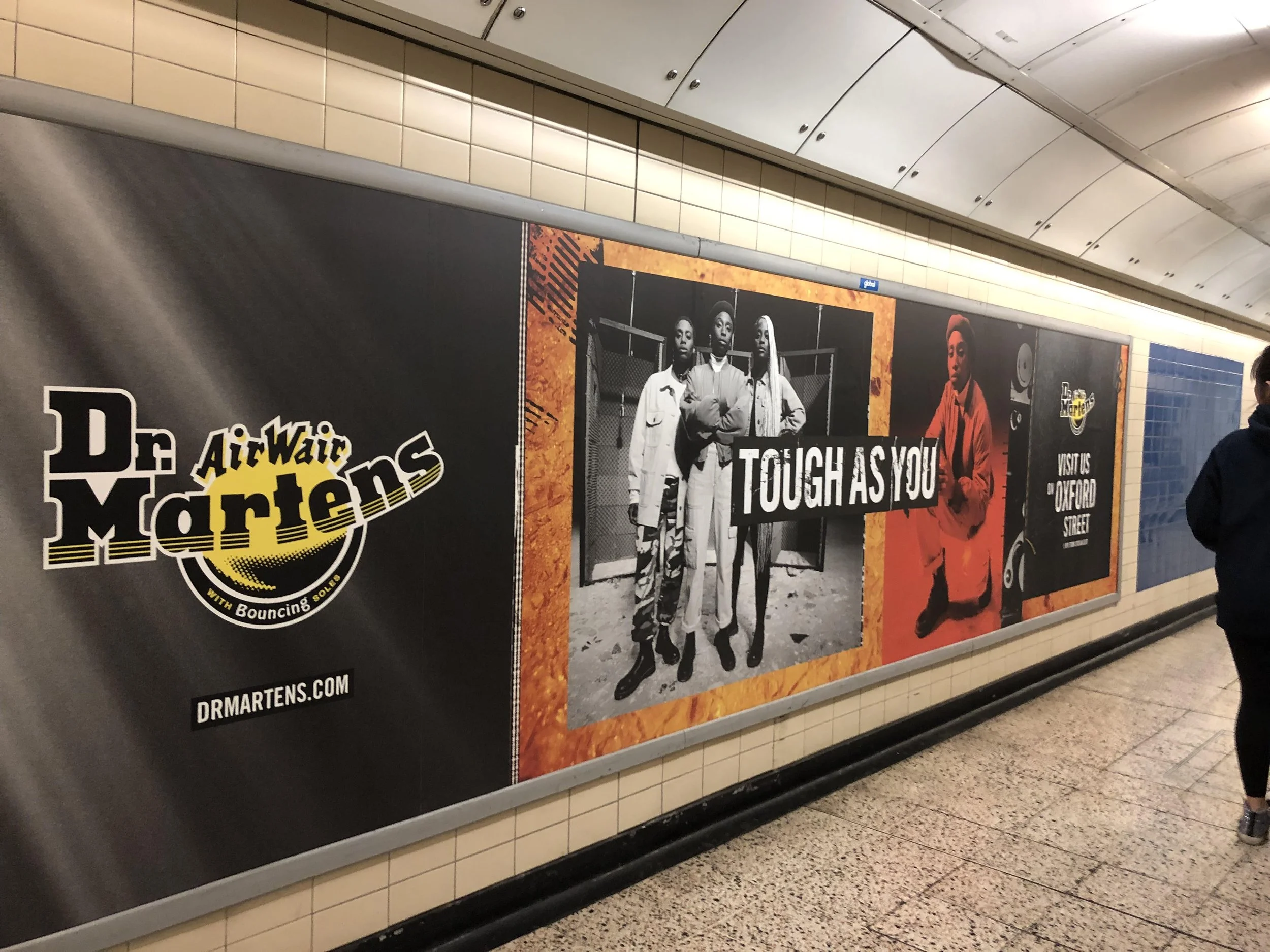 London Underground takeover artwork