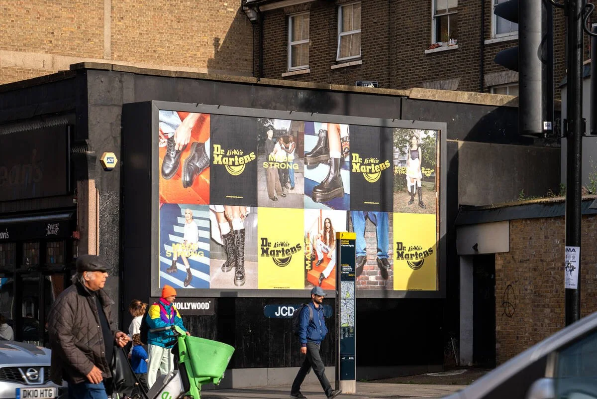 Global OOH campaign artwork and guidelines.