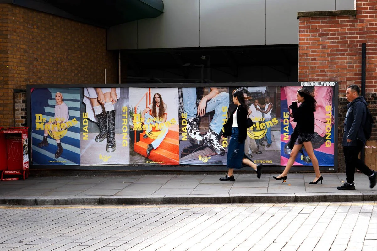Global OOH campaign artwork and guidelines.