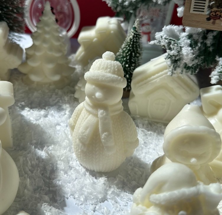 Christmas Snowman Candle - Christmas Stories Soy Wax Candle