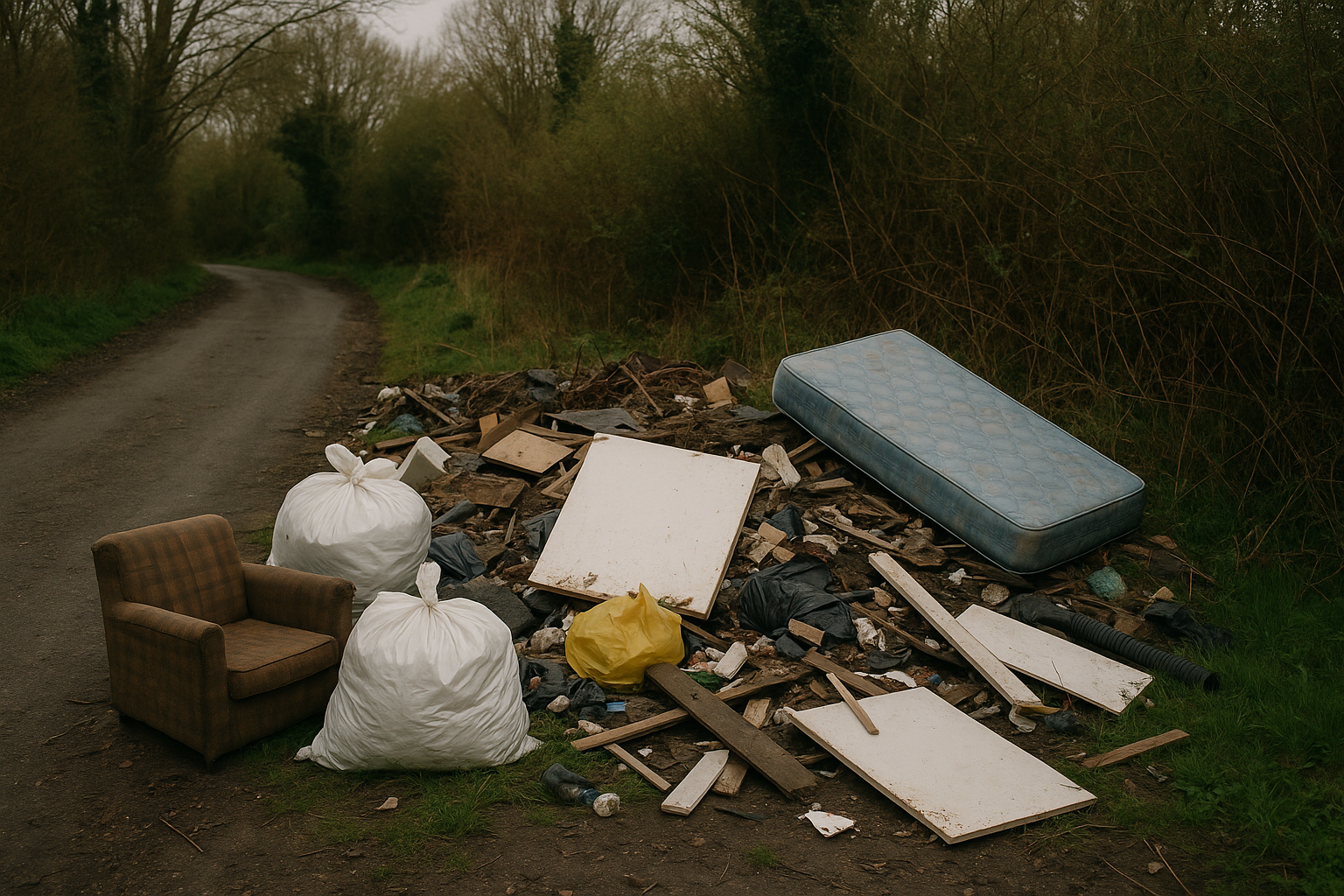 Stamp out fly-tipping