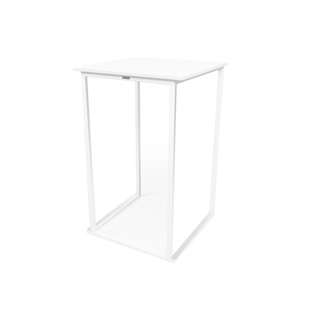 Smart steel statafel wit