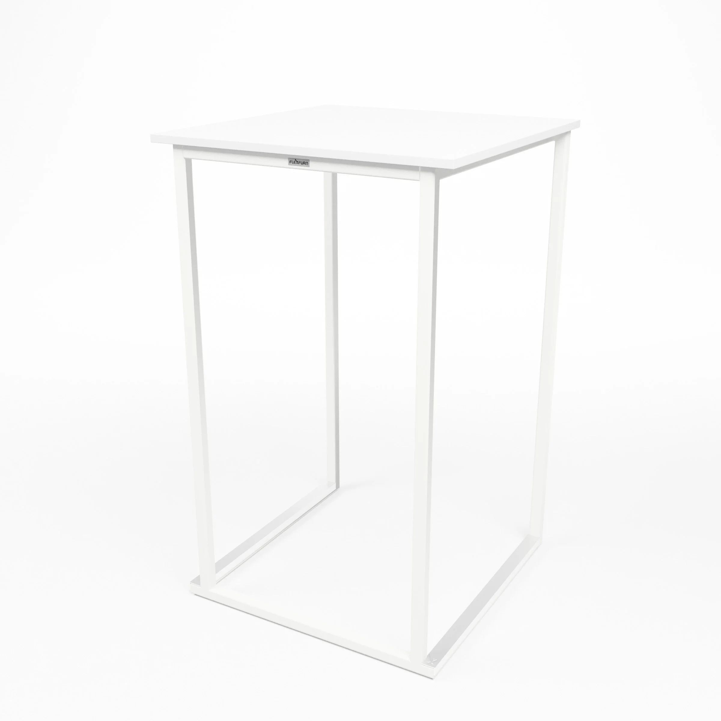 Smart steel statafel wit