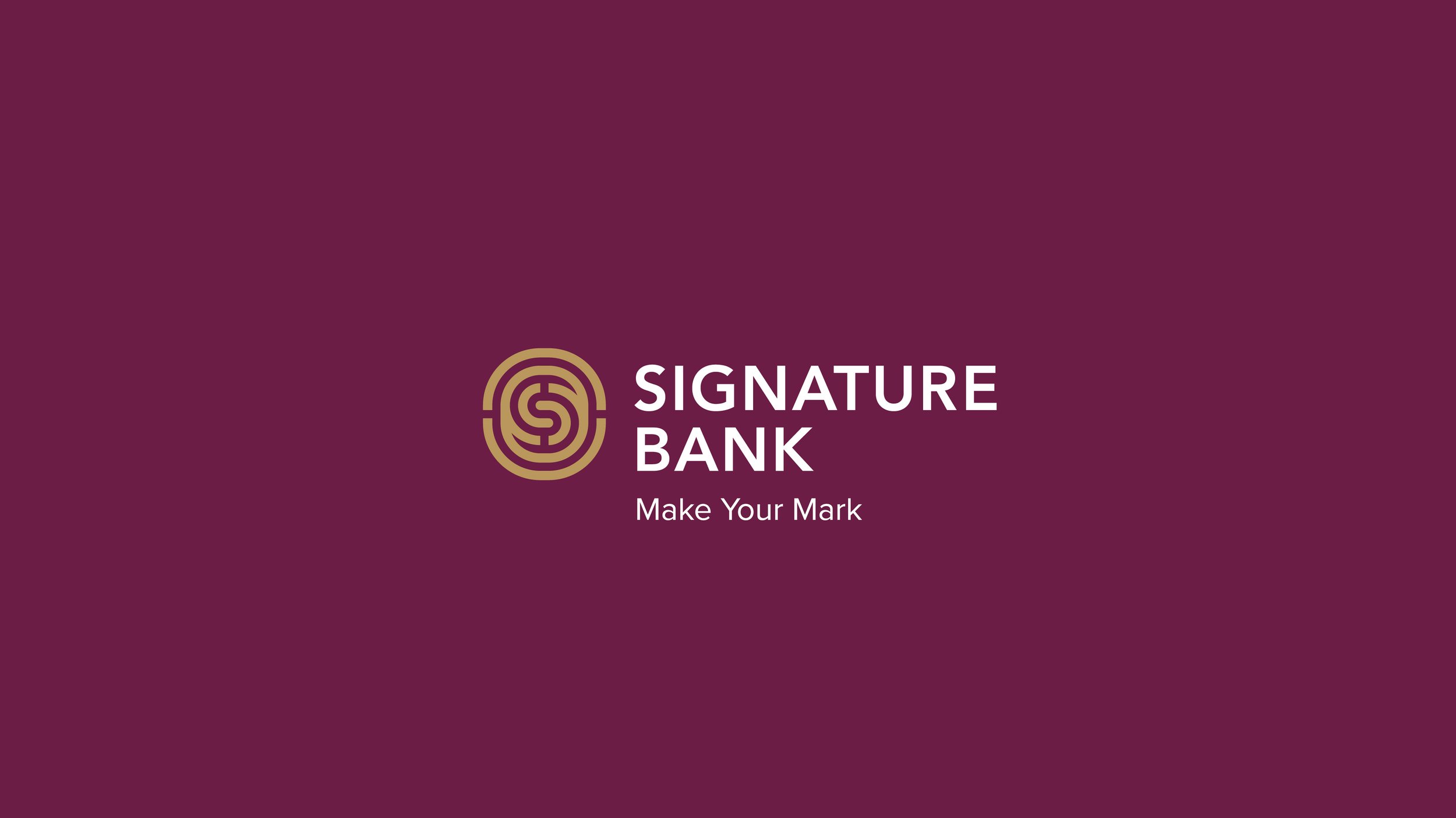 Signature Bank Brand Identity