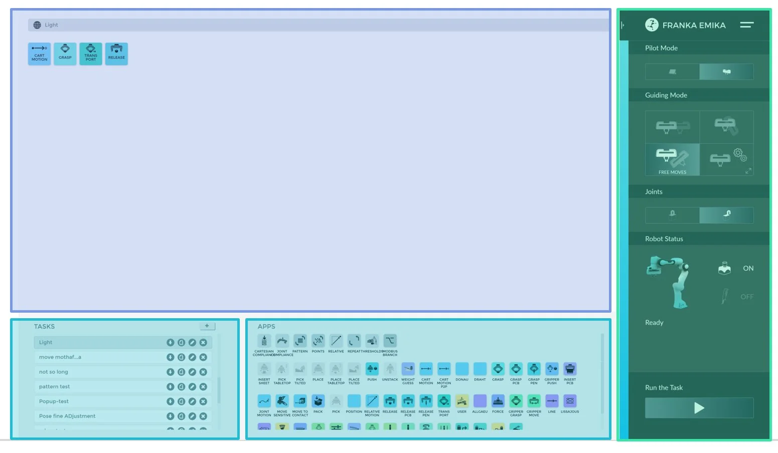 The new design of programming platform Desk