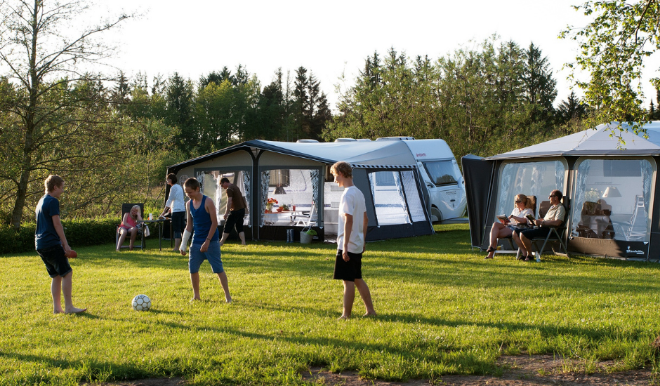 Camping closeness.&nbsp;&nbsp;