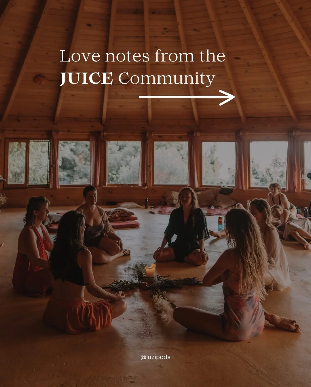 Love notes from the incredible women who journeyed through JUICE and explored the depths of somatic-er*tic shadow work through skin, fascia, muscles and sensations.

To pour love into the places which have been burned before.

To liberate their bodie