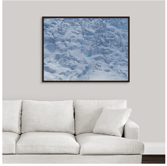 Walnut Frame Canvas Only