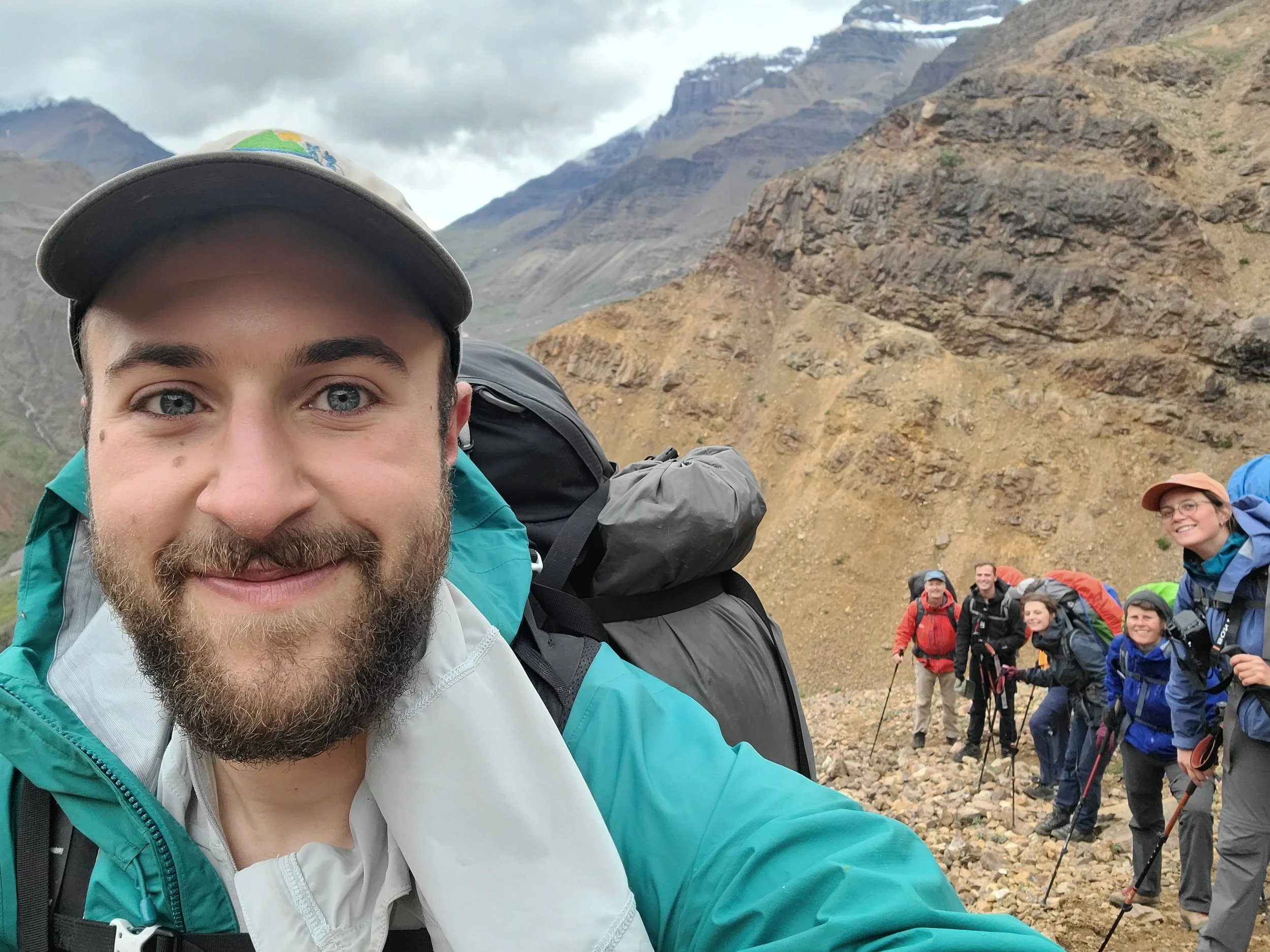 Leading a Family of 6 on the 7-day trek called the Goat Trail, in Wrangle St. Elias National Park.