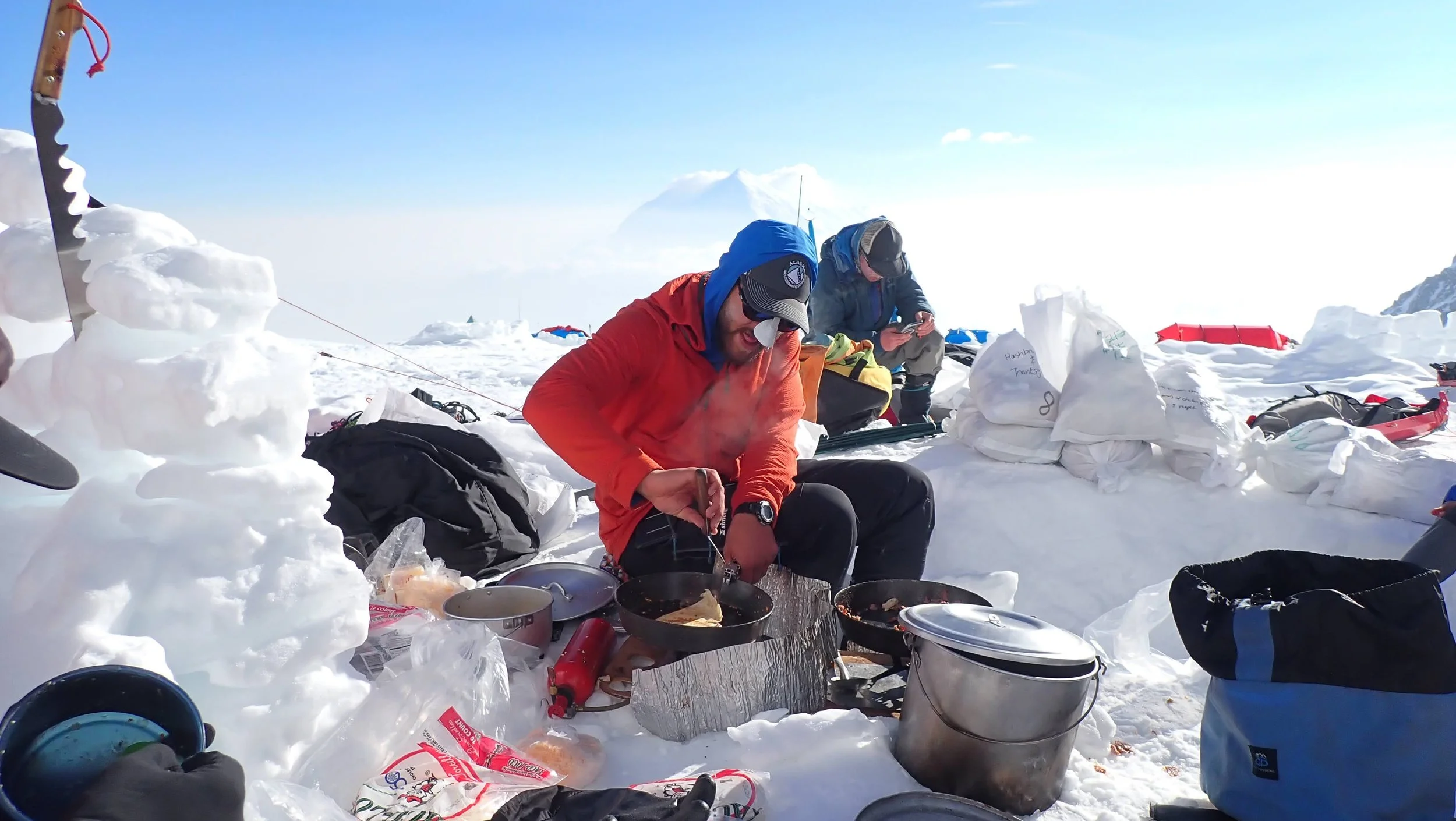 Cheffing up victory quesadillas at 14,000ft on Denali 