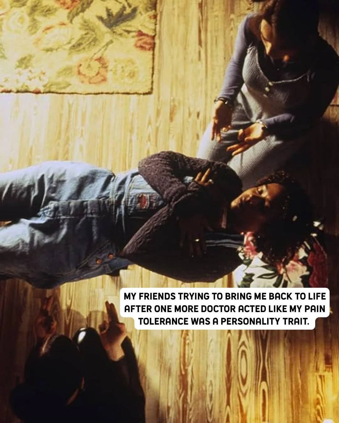 Lean on your people.

And if you want to hear from other people of color going through infertility too and find resources that are actually for you &mdash; download the Oshun Griot app at the link in our bio.