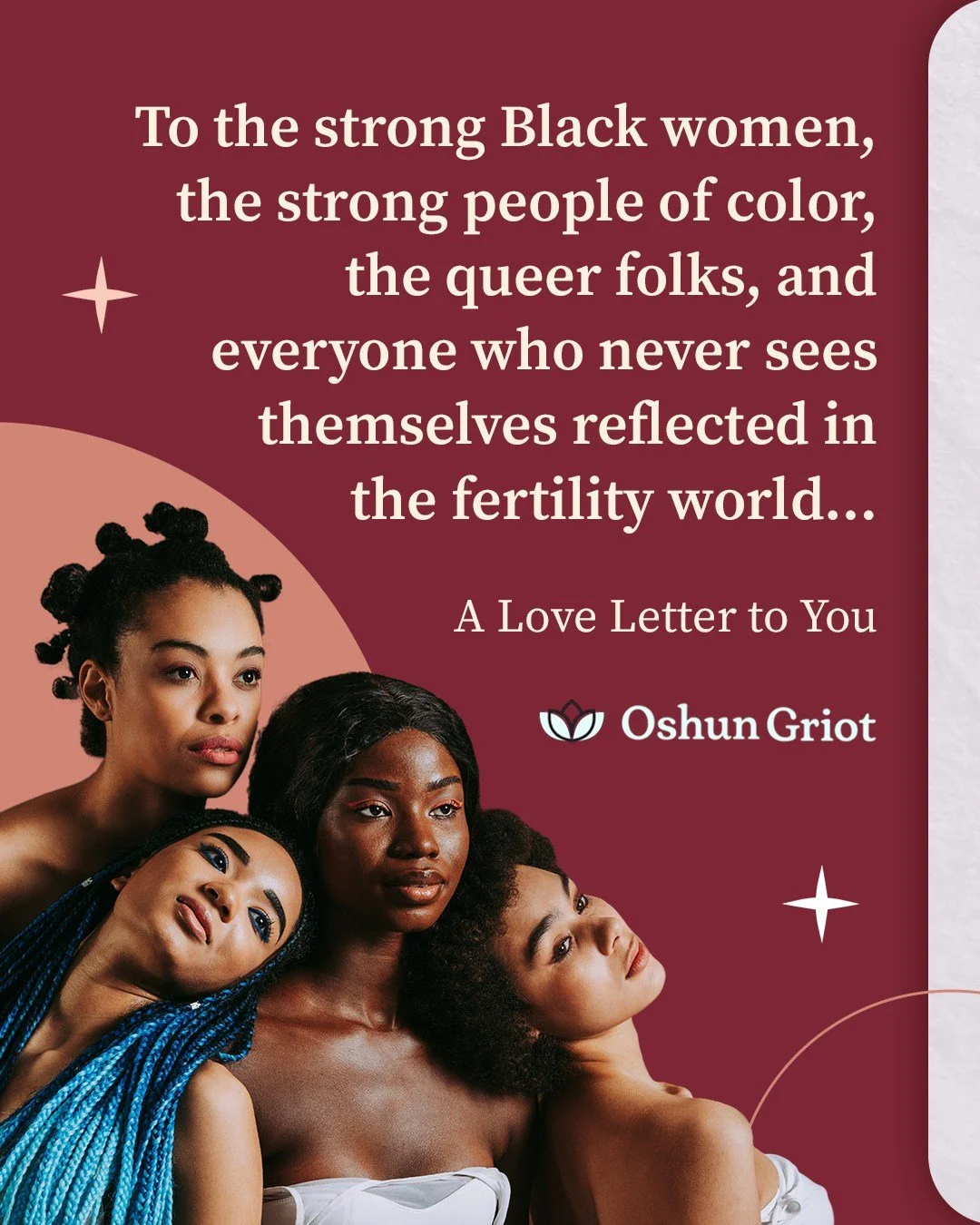 Cheers to no more (or not as many) lonely, isolated times going through infertility in 2026.

We got you &hearts;️

Happy New Year!