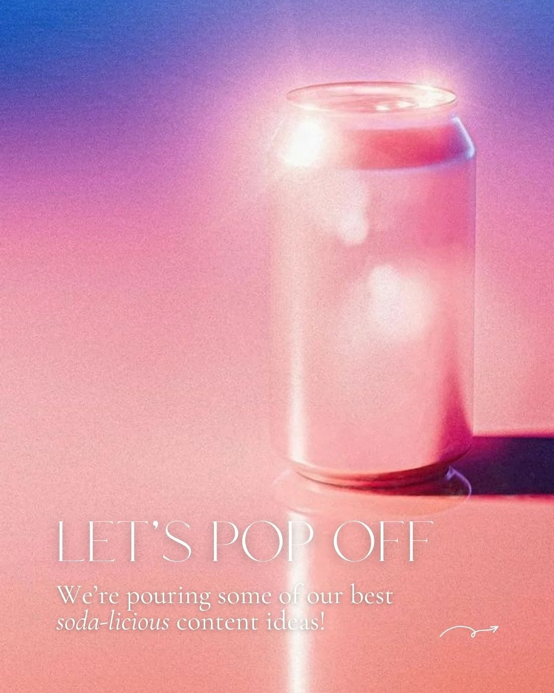 We must say, soda content is just fizzing with creative potential! 🥤⚡️ Swipe to see some fresh content ideas for your brand! ⁠