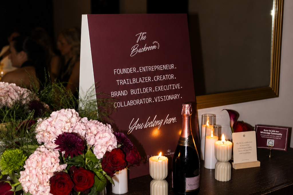 Introducing: The Backroom Dinner Series