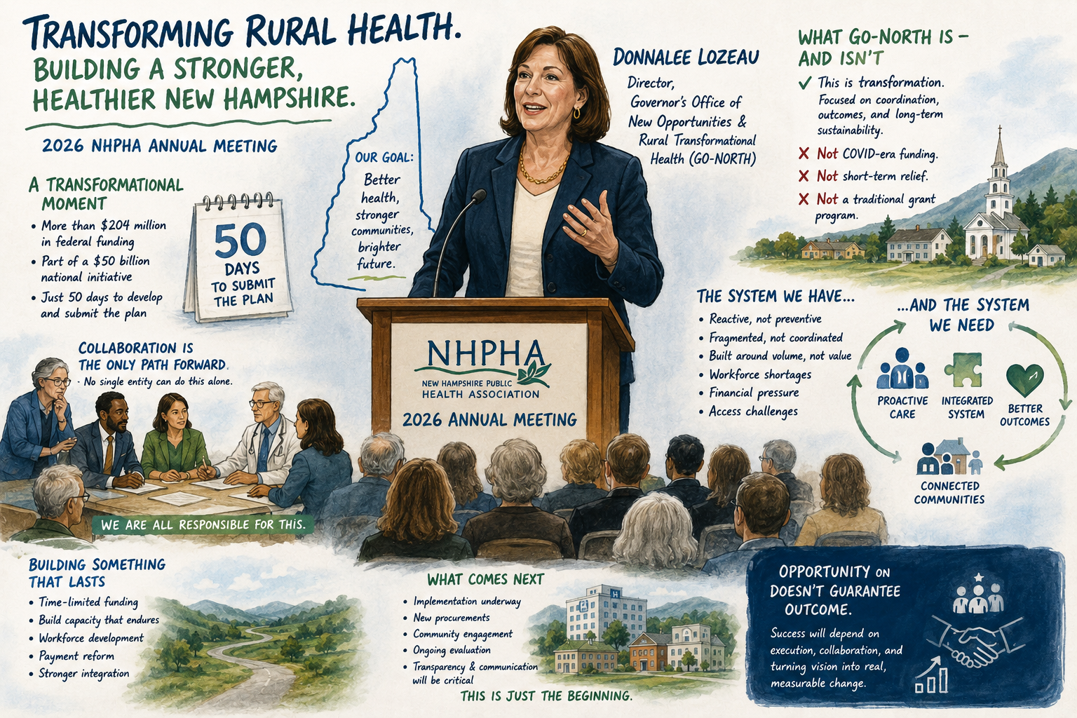 From Vision to Implementation: Donnalee Lozeau on Transforming Rural Health in New Hampshire