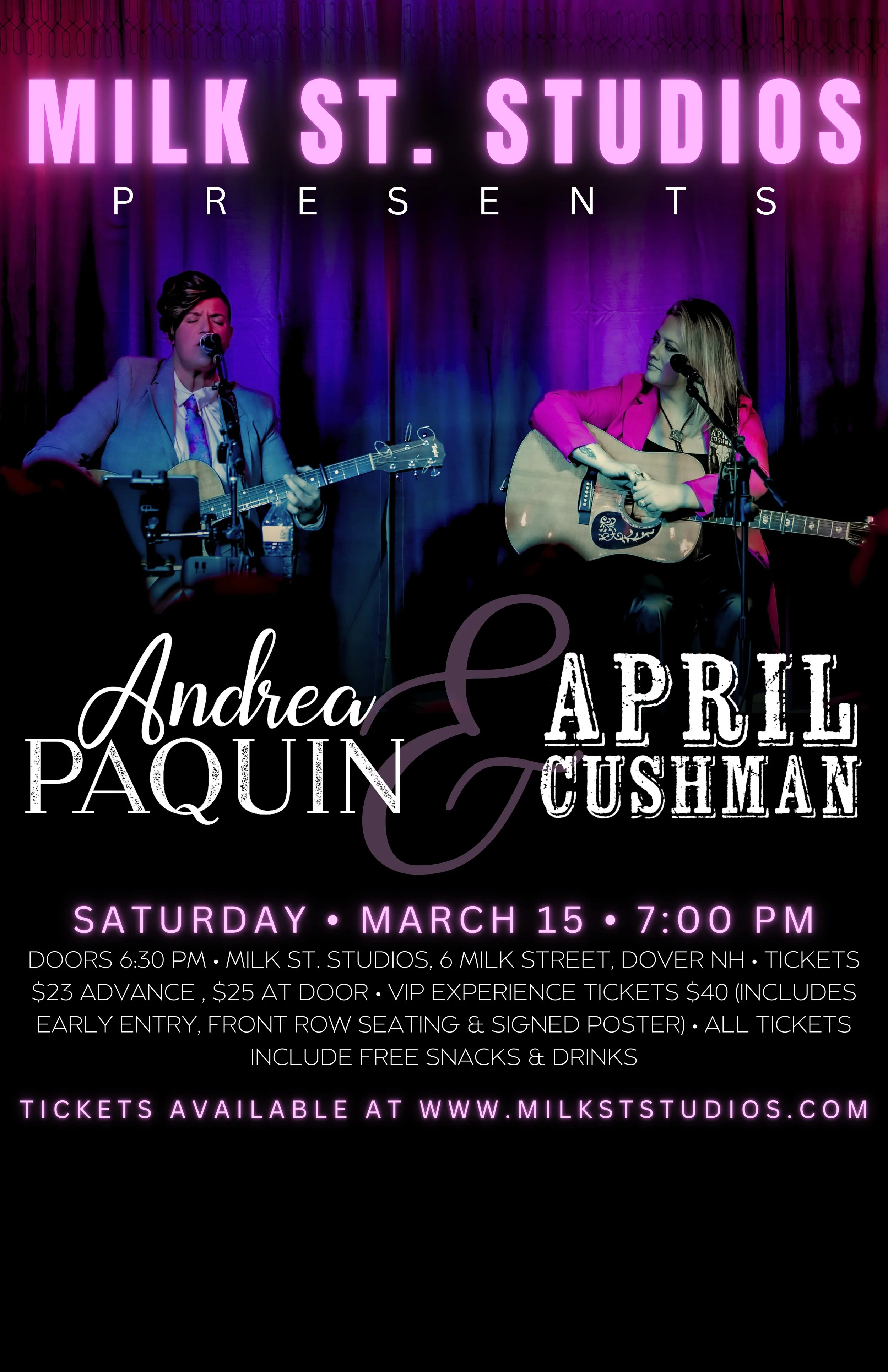 Andrea Paquin + April Cushman Live in The Lounge