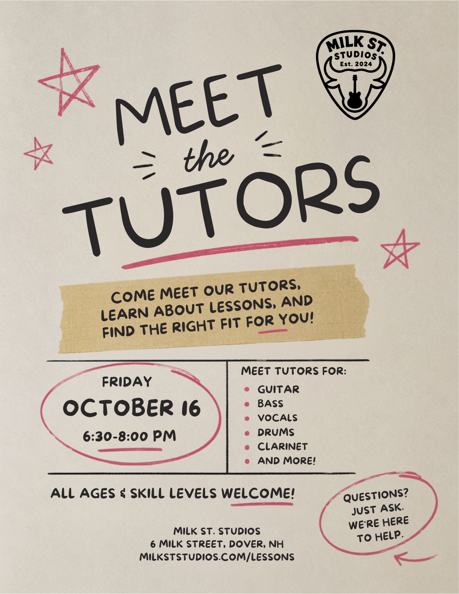 Meet the Tutors