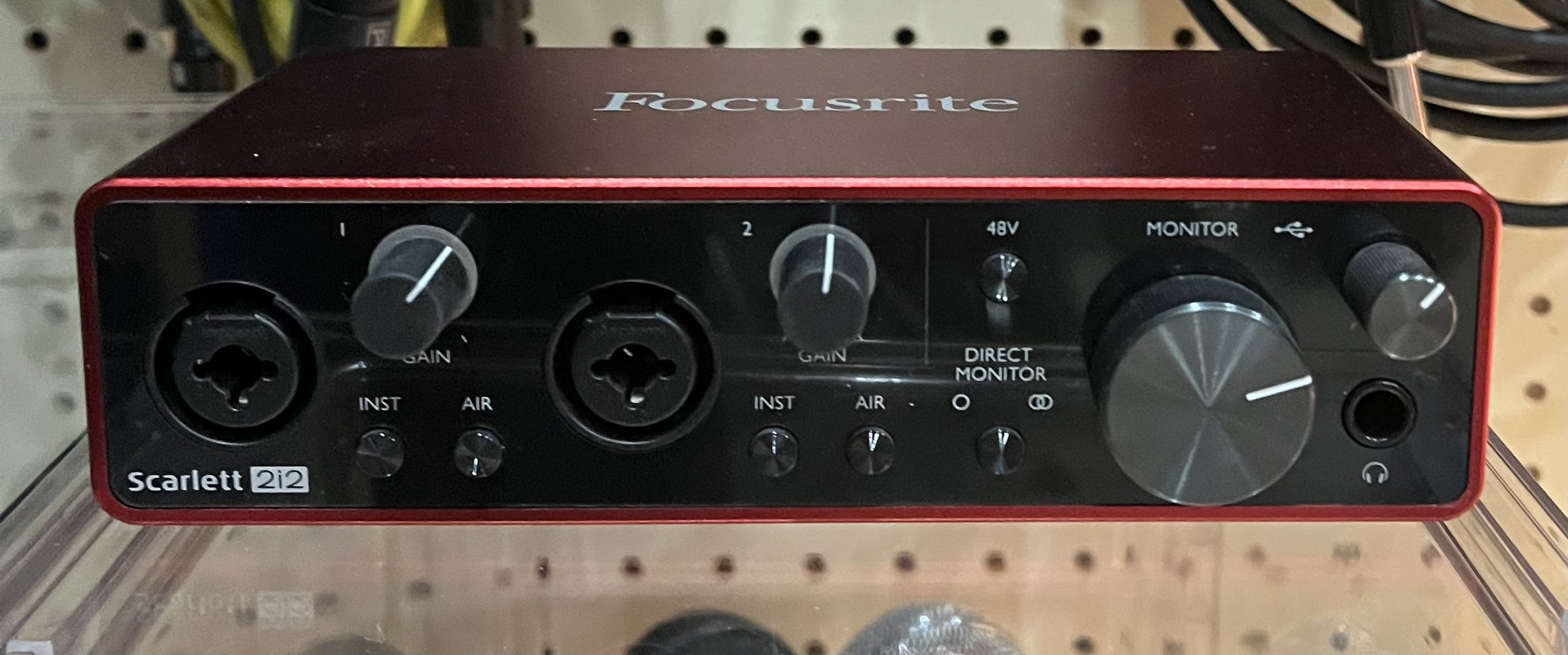 Focusrite 2 channel audio interface