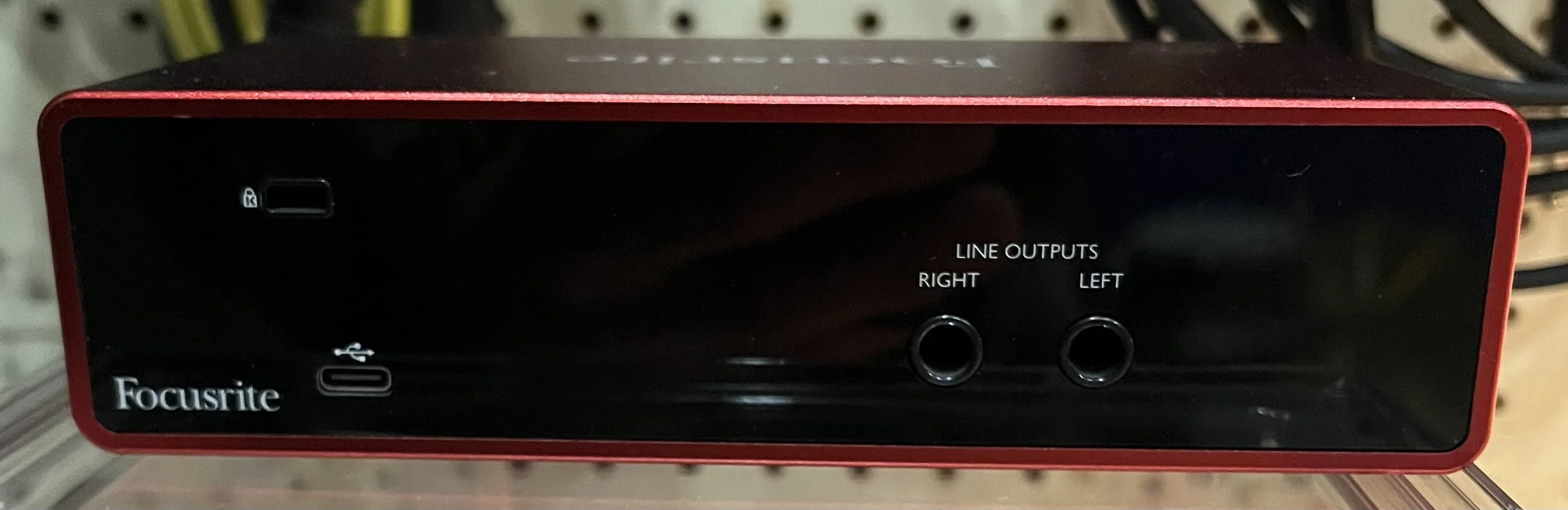 Focusrite 2 channel audio interface