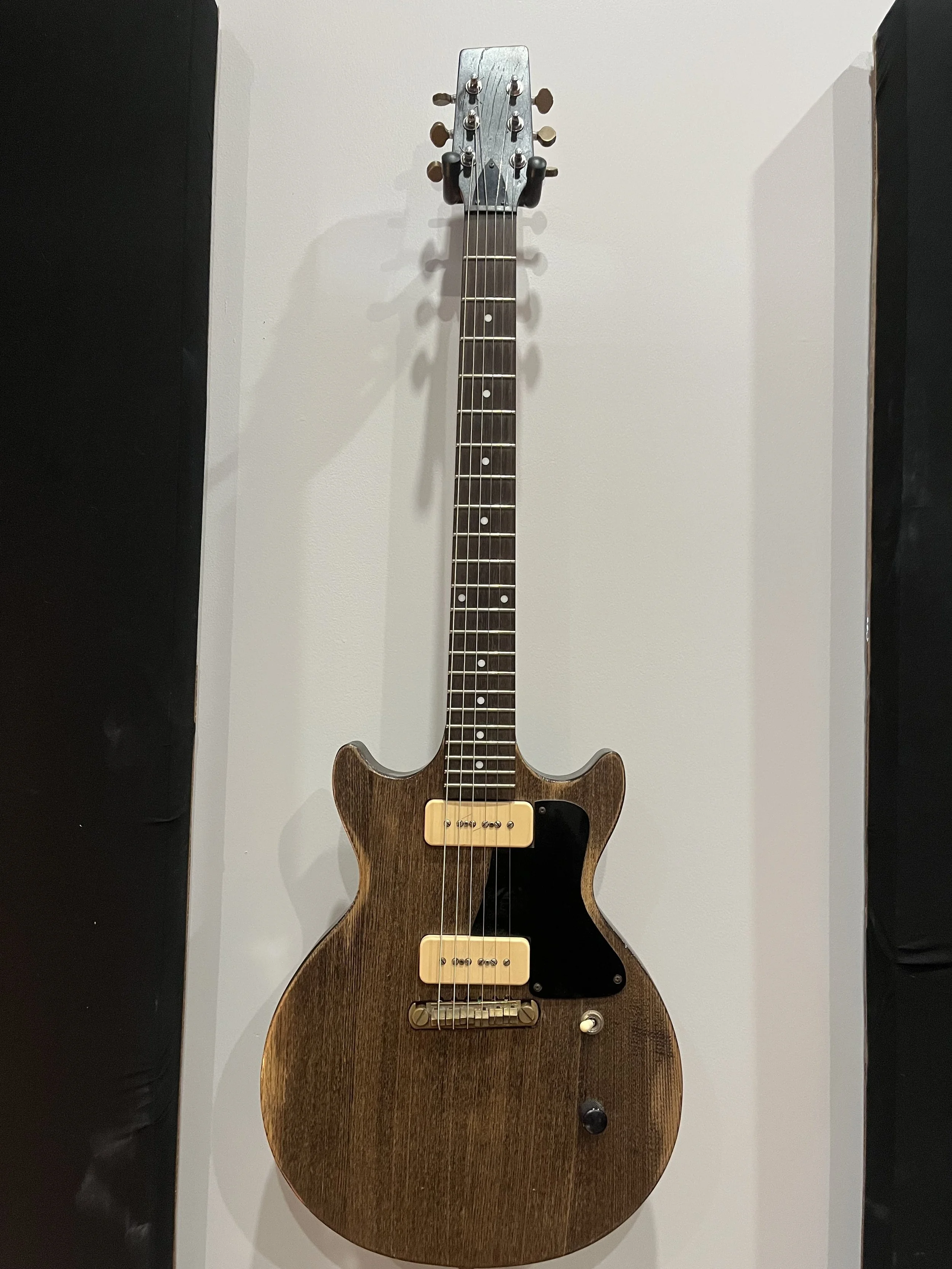 Double Cutaway Les Paul Copy, w/ P90 pickups