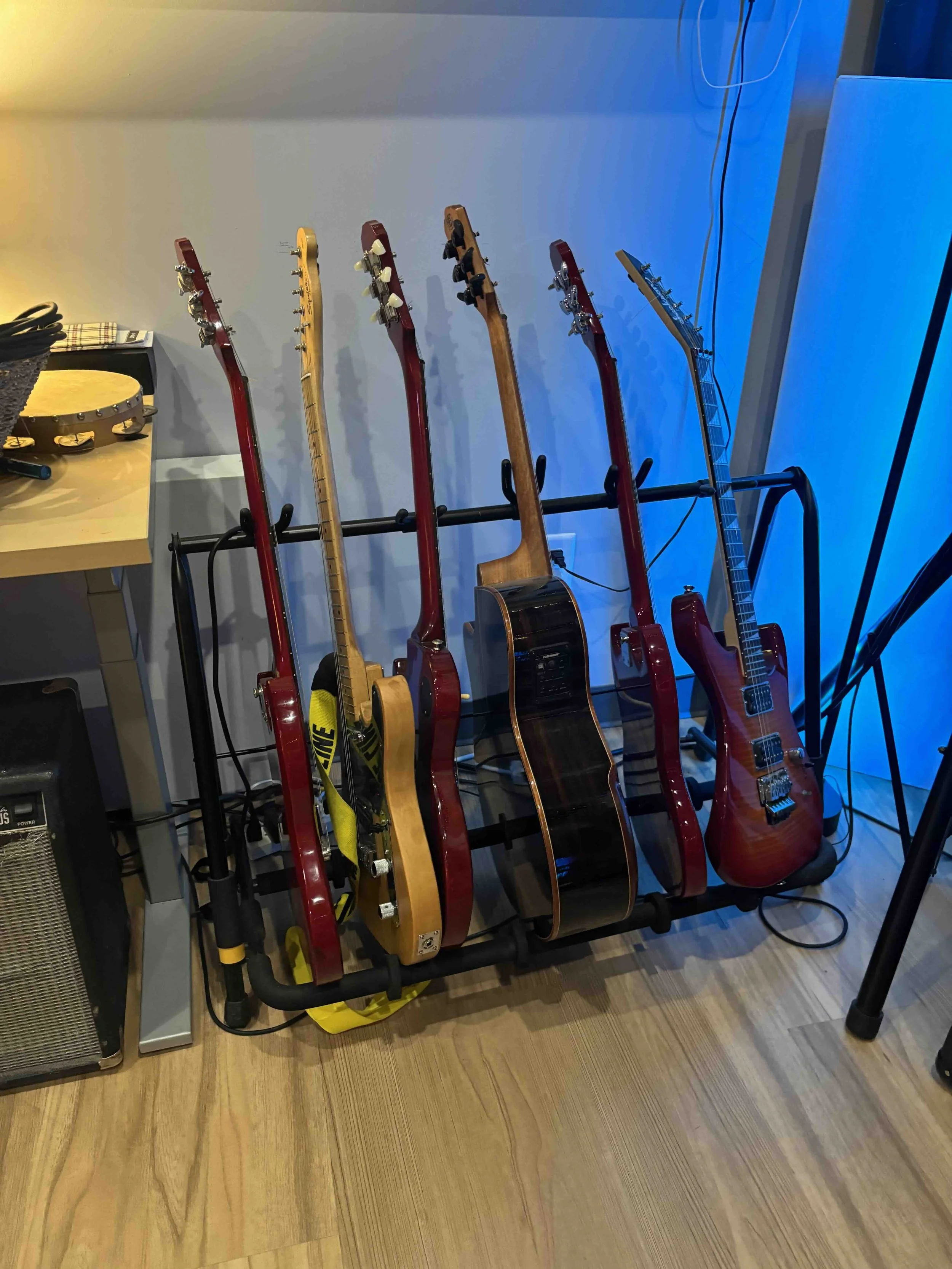Various guitars
