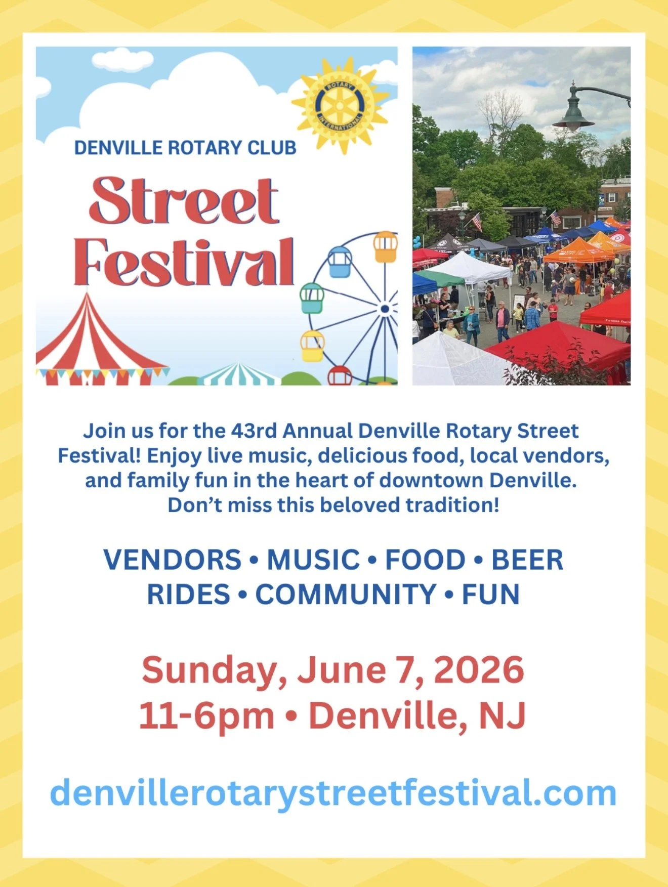 Denville Rotary Club Street Festival